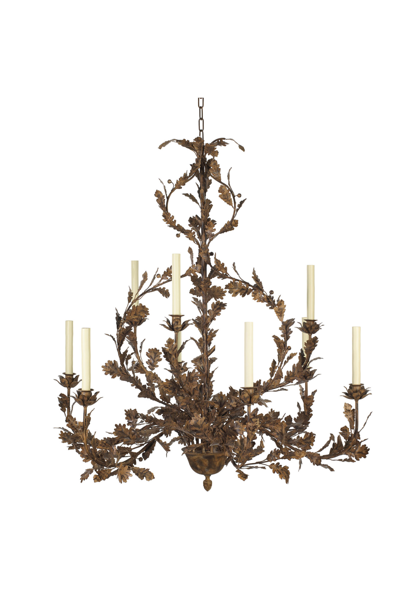 サイン付 Novelbright【Chandelier】【AcoBright1】 Oak Branch Chandelier – 9-Arm B-Style | Richard Taylor Designs